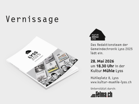 Vernissage der Lysser Chronik 2025
