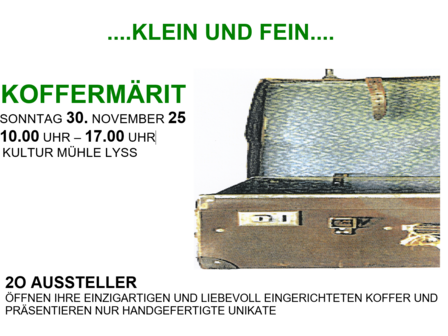 [Abgesagt!] Koffermärit