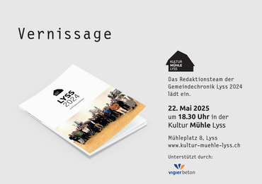 Vernissage der Lysser Chronik 2024